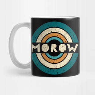 Retro Styles Morow Name Birthday 70s 80s 90s Circle Mug